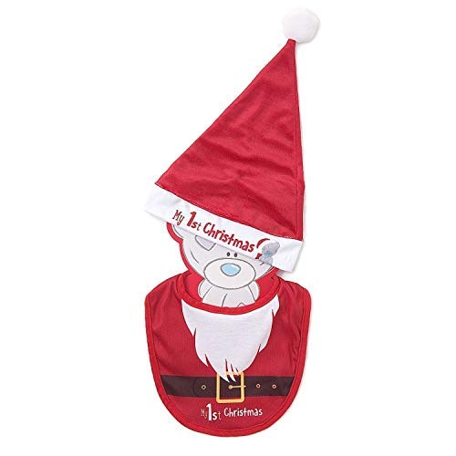 Me To You Tiny Tatty Teddy Baby Collector - My 1st Christmas Hat & Bib Set