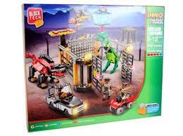 Block Tech 446 Bricks Pieces DINO PARK Dinosaur Compound Construction Toy Compatible With Other Leading Brands Age 6 to 12 years Difficulty 4 out of 5