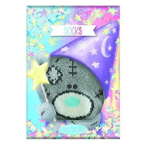 Me To You Tatty Teddy Purple Spots Socks