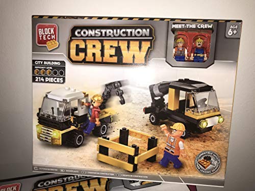 Block Tech construction crew 214 pieces