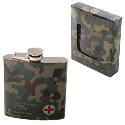 Camouflage Hip Flask (6oz)