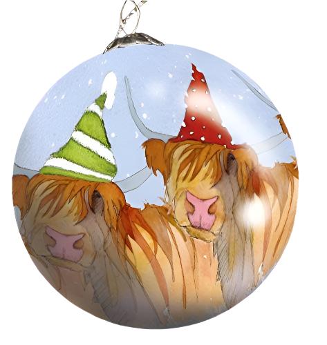 Emma Ball Hand Painted Bauble