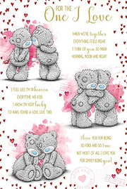 One I Love Me to You Bear Valentines Day Card 