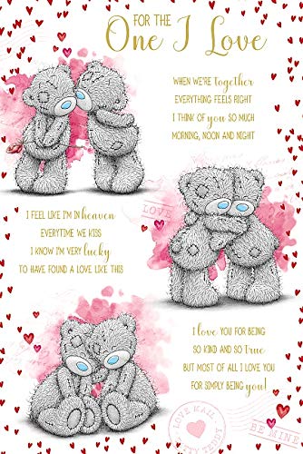 One I Love Me to You Bear Valentines Day Card 