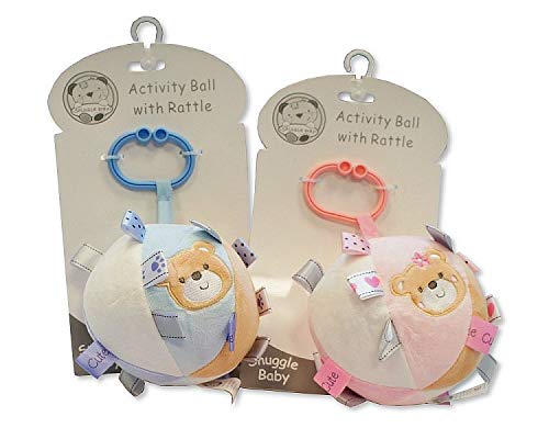 Baby soft activity Toy Ball with Rattle. A Gift for baby shower.Available  Pink.