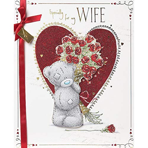 Me To You Bear Wife Handmade Valentines Day Card