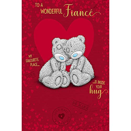 Me To You Bear Wonderful Fiance Valentines Day Card