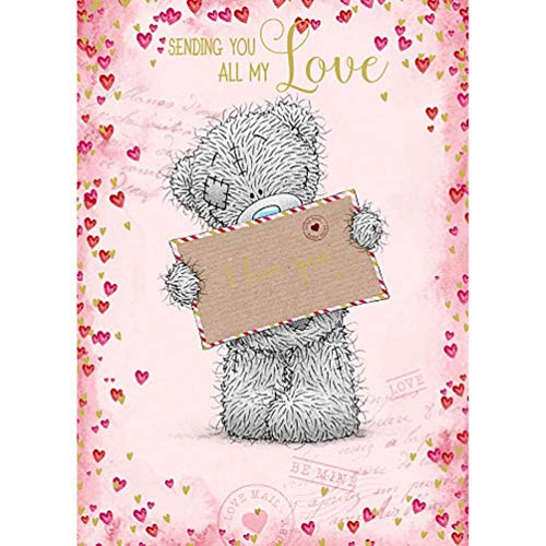 Me To You Bear Sending All My Love Valentines Day Card