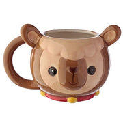 Ceramic Animal Shaped Head Mug - Llama