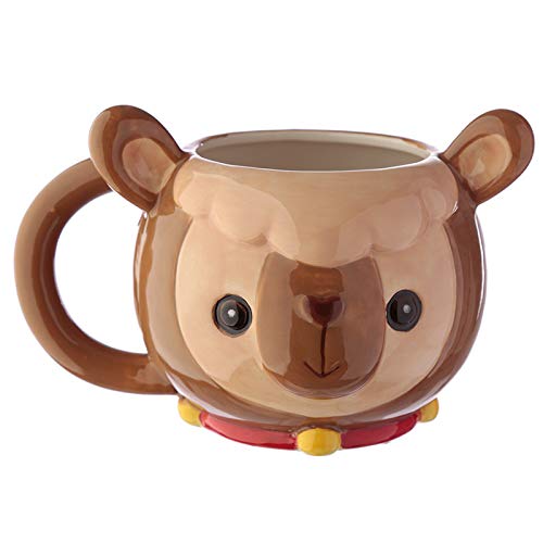Ceramic Animal Shaped Head Mug - Llama