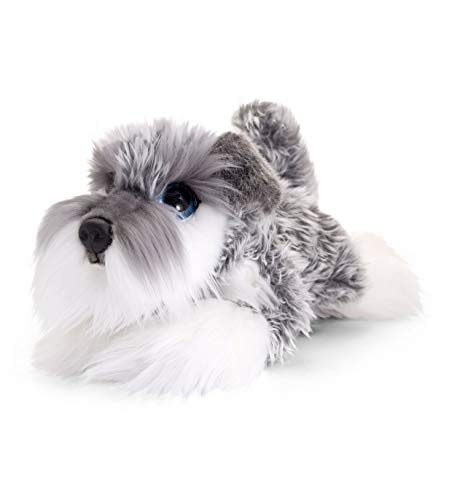 Keel Toys Schnauzer Cuddle Puppy Soft Cute Family Pet Animal Dog Plush Toy 25cm