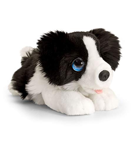 Keel Toys Border Collie Cuddle Puppy Soft Cute Fluffy Dog Pet Family Plush Toy 25cm