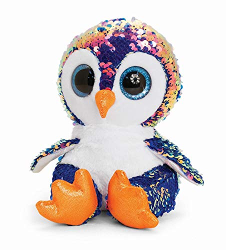 Keel Luxury 20 cm Sequin Flippable Glitter Motsu sitting toy Toys reversible (Penguin)