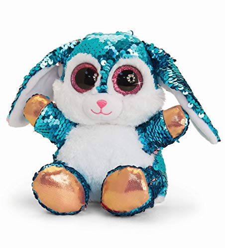 Keel Luxury 20 cm Sequin Flippable Glitter Motsu sitting toy Toys reversible (Rabbit)
