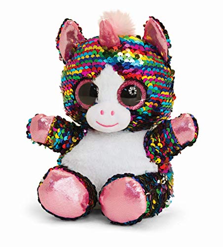 Keel Luxury 20 cm Sequin Flippable Glitter Motsu sitting toy Toys reversible (Unicorn)