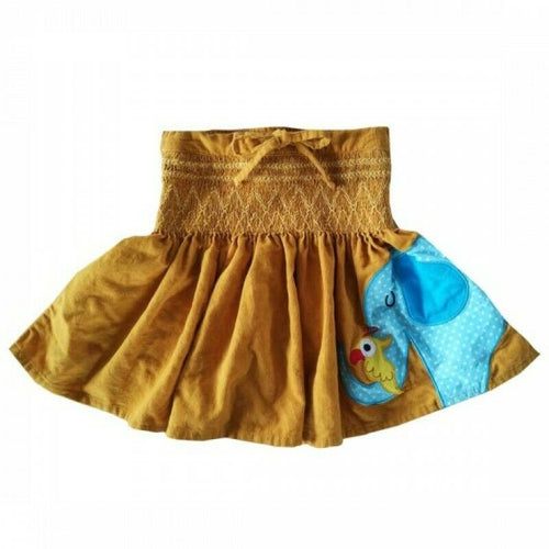 Powell Craft Girls   elephant   Cord Skirt