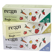 Composable Food Bags for Fridge & Freezer