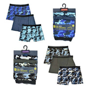 Sock Stack 6 Pack Boys Cotton Stretch Trunks Boxer Shorts With Comfortable Waistband