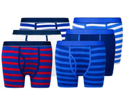 Sock Stack 6 Pack Boys Cotton Stretch Trunks Boxer Shorts With Comfortable Waistband