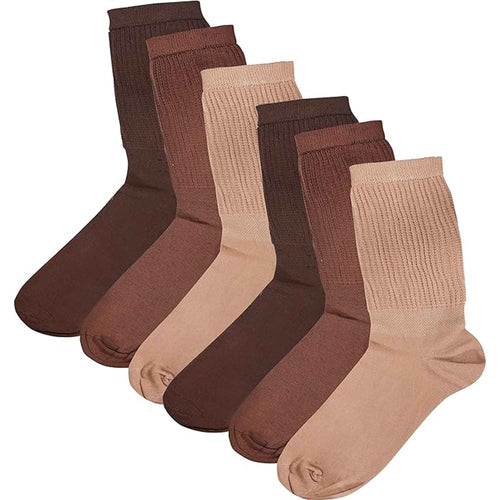 Sock Stack Mens Extra Wide Non-Elastic Diabetic Socks Black UK 6-11 6 Pack Cotton Rich Multipack Value