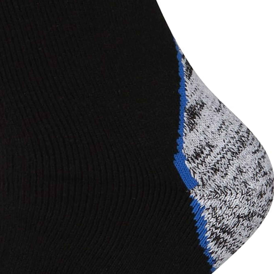 Sock Stack Men's Trekking Socks 6 Pairs Reinforced Heel And Toe Cushioned Sizes 6-11