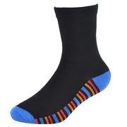 Sock Stack Kids Bamboo Socks 6 Pairs Breathable Antibacterial Moisture Wicking Cotton Rich Everyday Comfort Pack