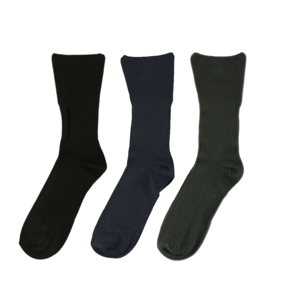 Sock Stack Men's Bamboo Diabetic Comfort Socks 6 Pairs Moisture-Wicking Breathable
