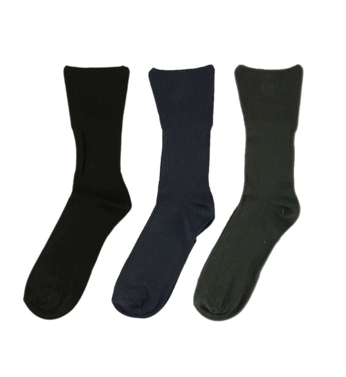 Sock Stack Men's Bamboo Diabetic Comfort Socks 6 Pairs Moisture-Wicking Breathable