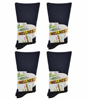 Sock Stack Men's Bamboo Diabetic Comfort Socks 6 Pairs Moisture-Wicking Breathable