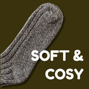 Sock Stack Men's Ultra Chunky Wool Thermal Socks 6 Pairs UK 6-11 EU 39-45 Assorted