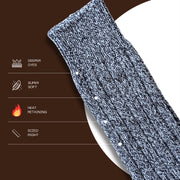 Sock Stack Men's Ultra Chunky Wool Thermal Socks 6 Pairs UK 6-11 EU 39-45 Assorted