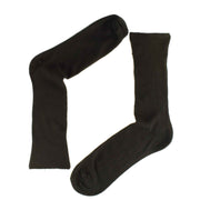 Sock Stack Mens 100% Cotton Loose Top Non Elastic Diabetic Friendly Socks 6 Pairs