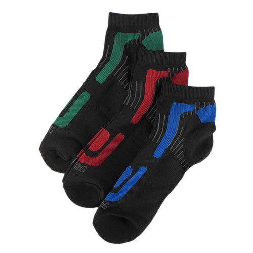 Sock Stack Men's Athletic Low-Cut Running Socks 6 Pairs Moisture-Wicking Arch Support