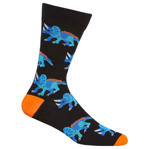 Sock Stack Men's Novelty Cotton Rich Socks 6 Pairs Breathable with Sculpted Heels UK 6-11