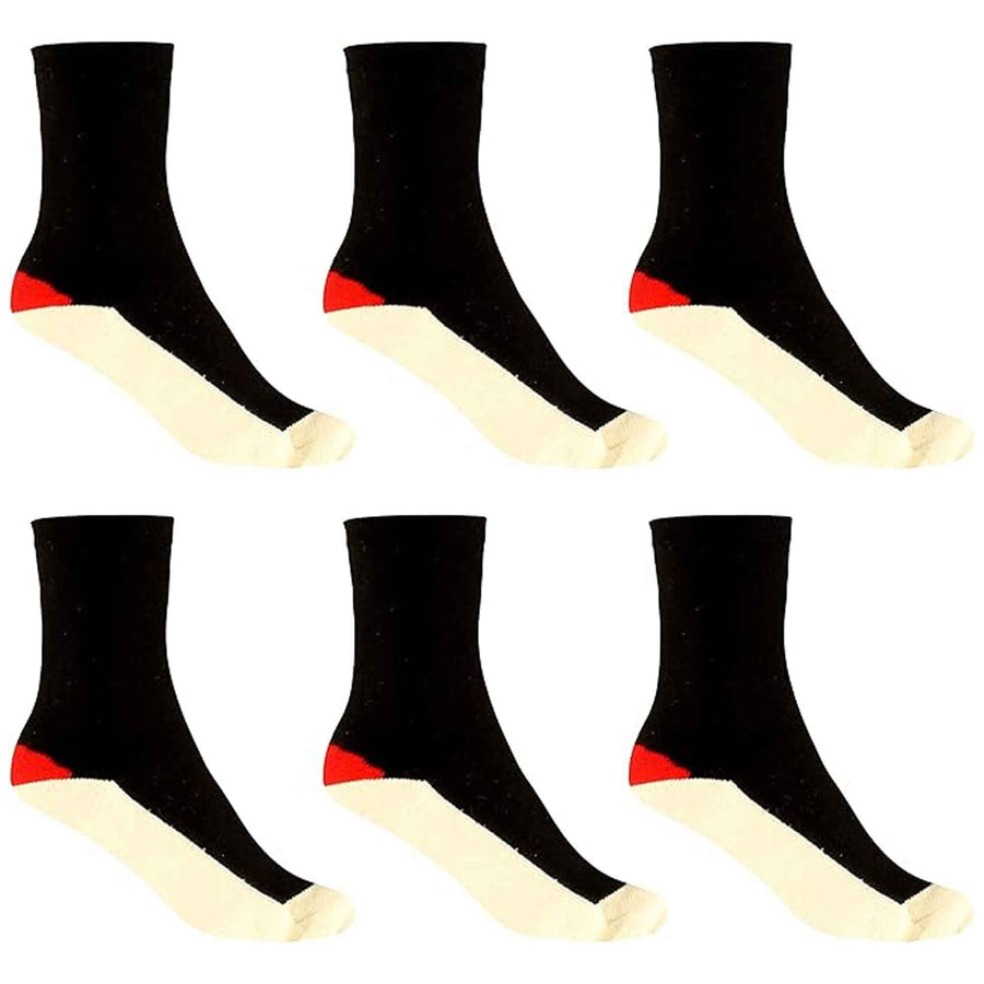 Sock Stack Men's Lambswool Work Boot Socks With Reinforced Heel And Toe Warm Durable