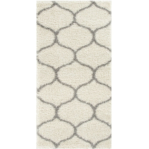 Moroccan Ivory Shaggy Rug | 600