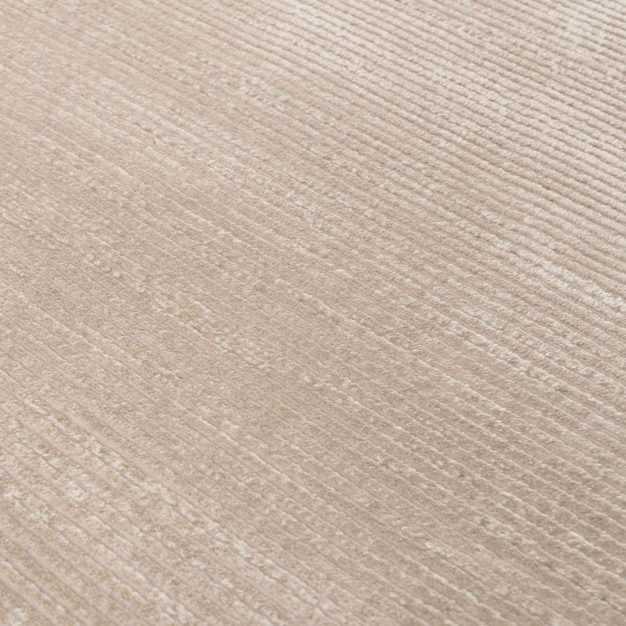 Carmel Beige-Cream Striped Rug | 6020