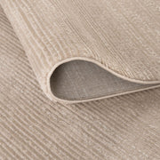 Carmel Beige-Cream Striped Rug | 6020