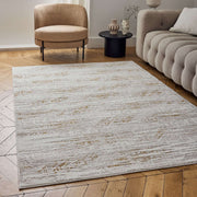 Carmel Cream-Gold Abstract Rug | 6030