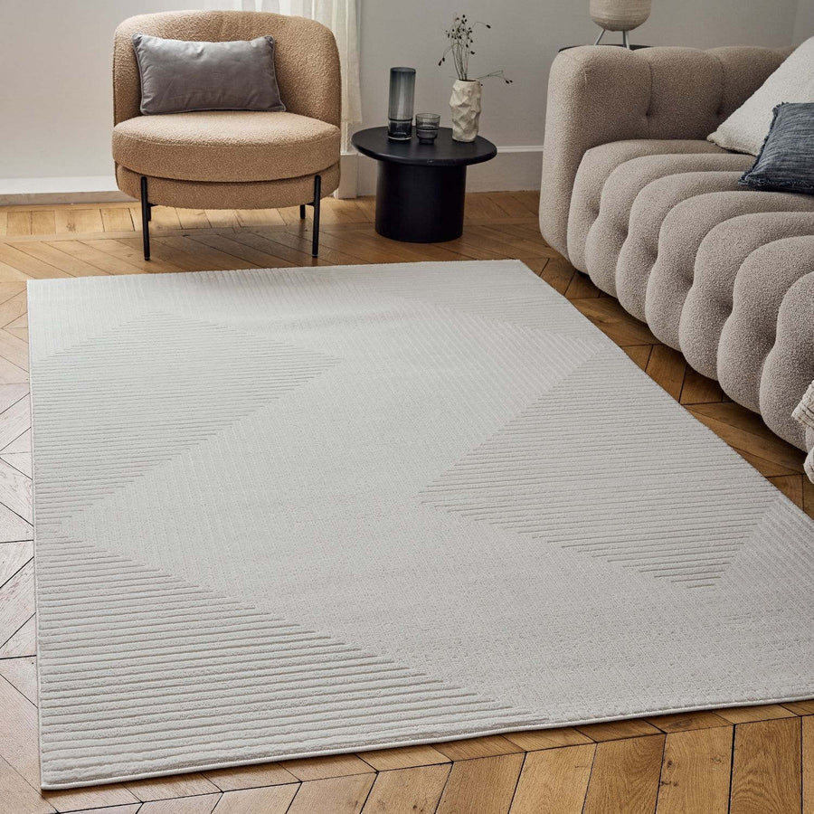 Carmel Cream Geometric Rug | 6040