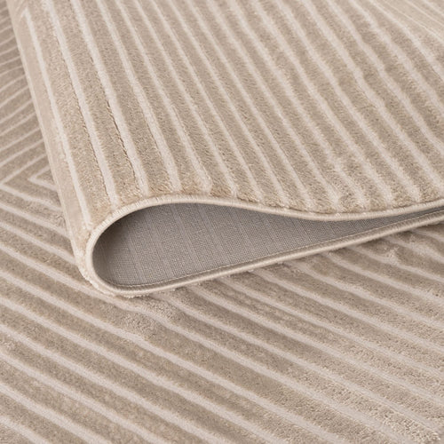 Carmel Beige-Cream Geometric Rug | 6050