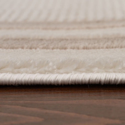 Carmel Cream-Beige Bordered Rug | 6060