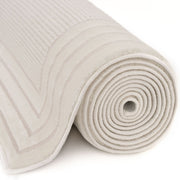 Carmel Cream Bordered Rug | 6060