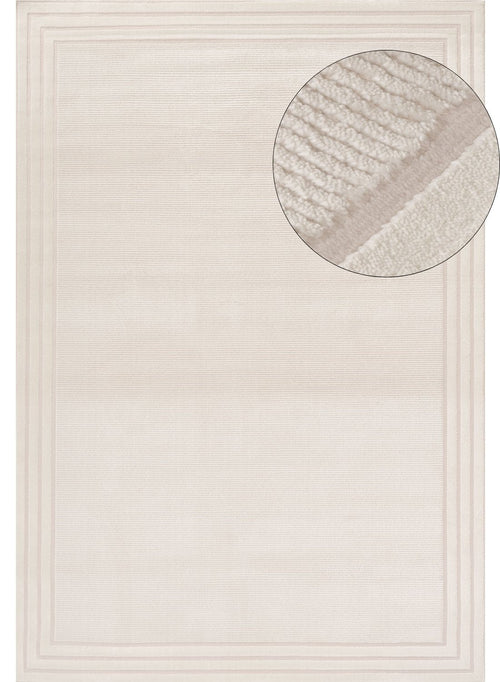 Carmel Cream Bordered Rug | 6060