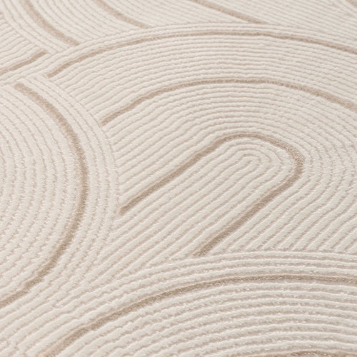 Carmel Cream-Beige Geometric Rug | 6070