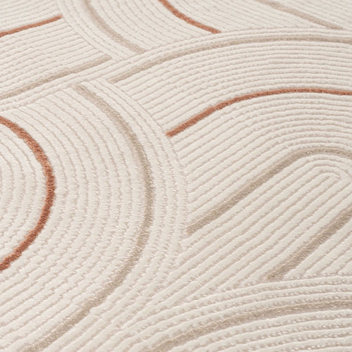 Carmel Cream-Terra Geometric Rug | 6070