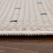 Carmel Cream-Blue Dots Rug | 6080