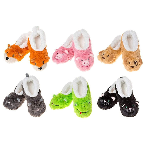 Snoozies Ladies Animal Super Soft Slippers