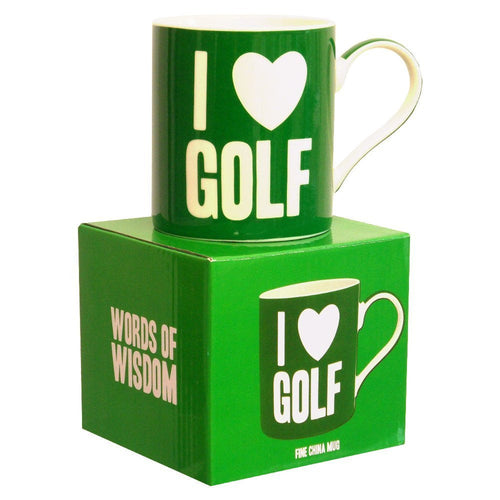 Words Of Wisdom I Love Golf Fine China Mug