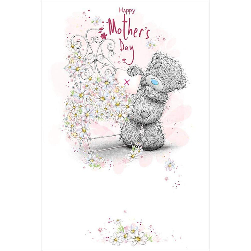 Me To You Bear Tatty Teddy By Flower Stand Mother's Day Card